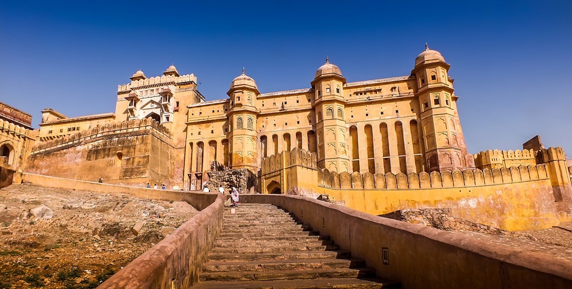 voyage au Rajasthan et Bénarès,fort d'Amber
