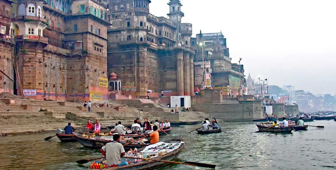 voyage au Rajasthan et Bénarès, Ghats sur le Gange