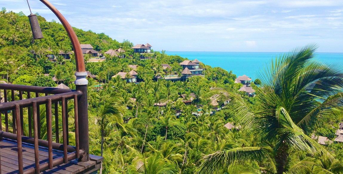 Voyage en thaïlande en famille, Jungle emreraude sur mer bleu azur ) Koh Samui