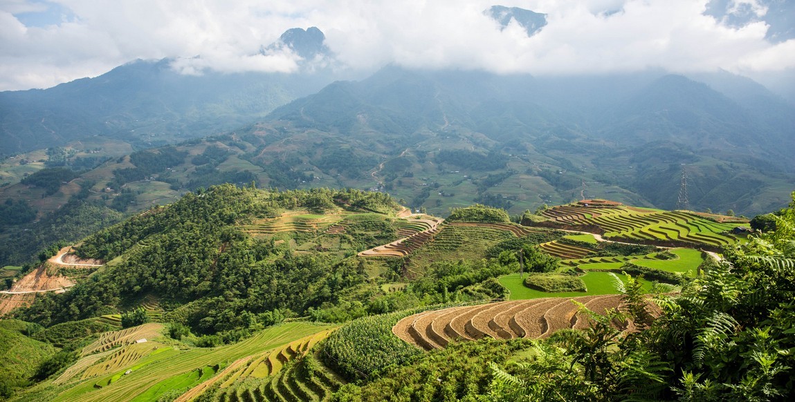 Voyage au nord Vietnam, le Tonkin, paysage du Tonkin