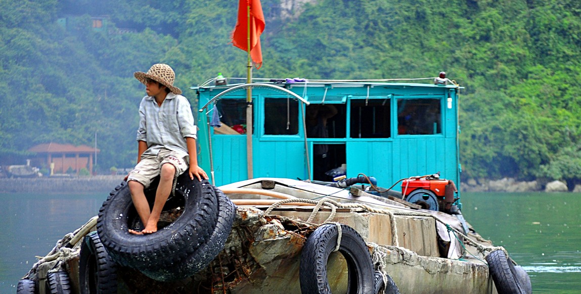 Voyage au Vietnam en liberté, sur la baie d'Halong